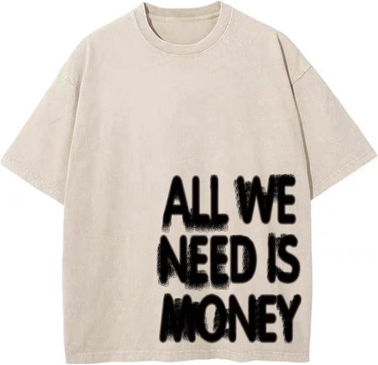 Mens Oversized Graphic Tees Streetwear Baggy Shirts Y2K Vintage Acid Wash Cotton Tshirt Harajuku Grunge Shirt Men