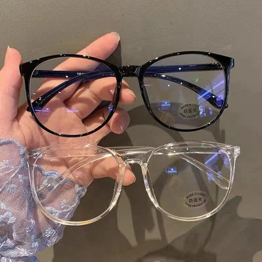 Anti Blue Light Blocking Glasses Clear Women Men Vintage Transparent Glasses Frame anti Radiation Glasses Replaceable Lens