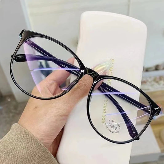 Anti Blue Light Blocking Glasses Clear Women Men Vintage Transparent Glasses Frame anti Radiation Glasses Replaceable Lens